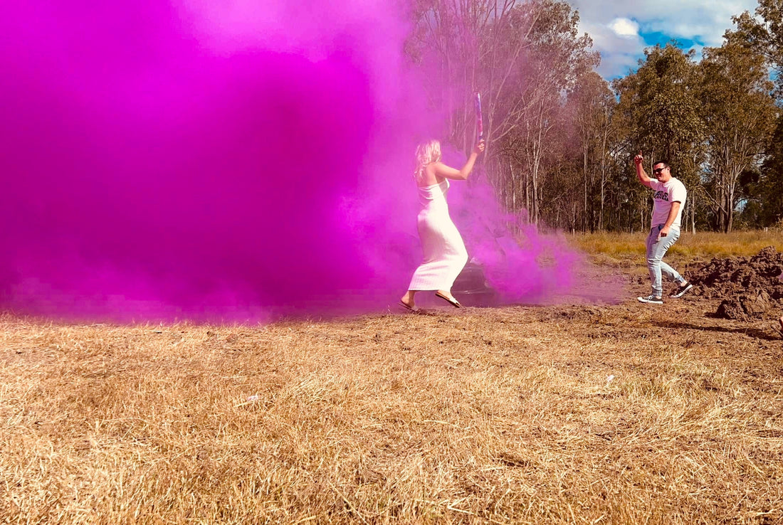 Gender Reveal Tyre Burnout: The Ultimate Pink or Blue Smoke Reveal