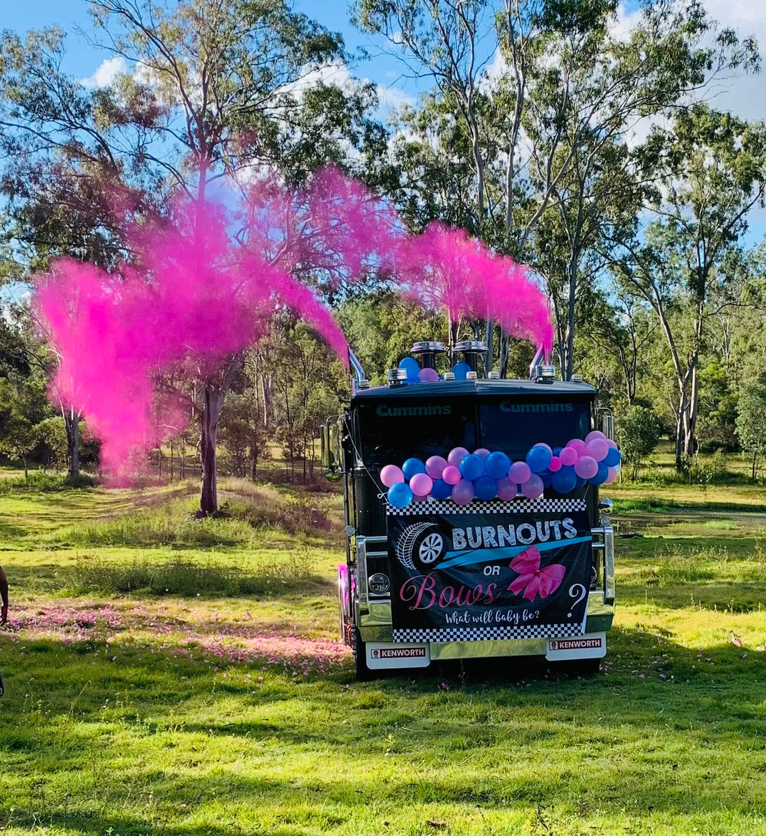 The Ultimate Big-Rig Baby Announcement