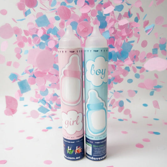 Biodegradable gender reveal confetti