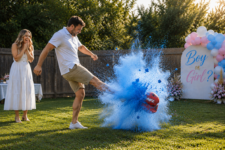 Gender Reveal Baseball image 2
