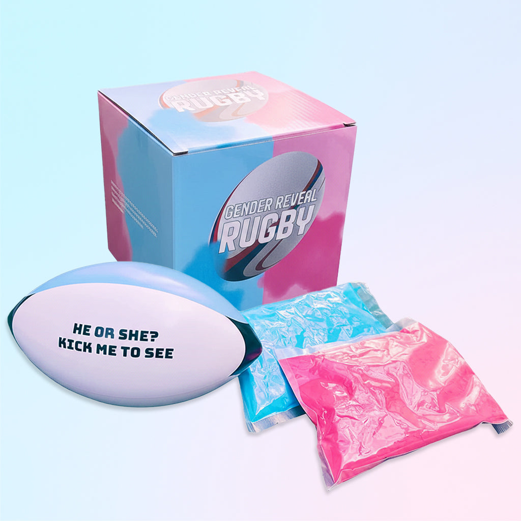 Gender Reveal Rugby Ball image 0