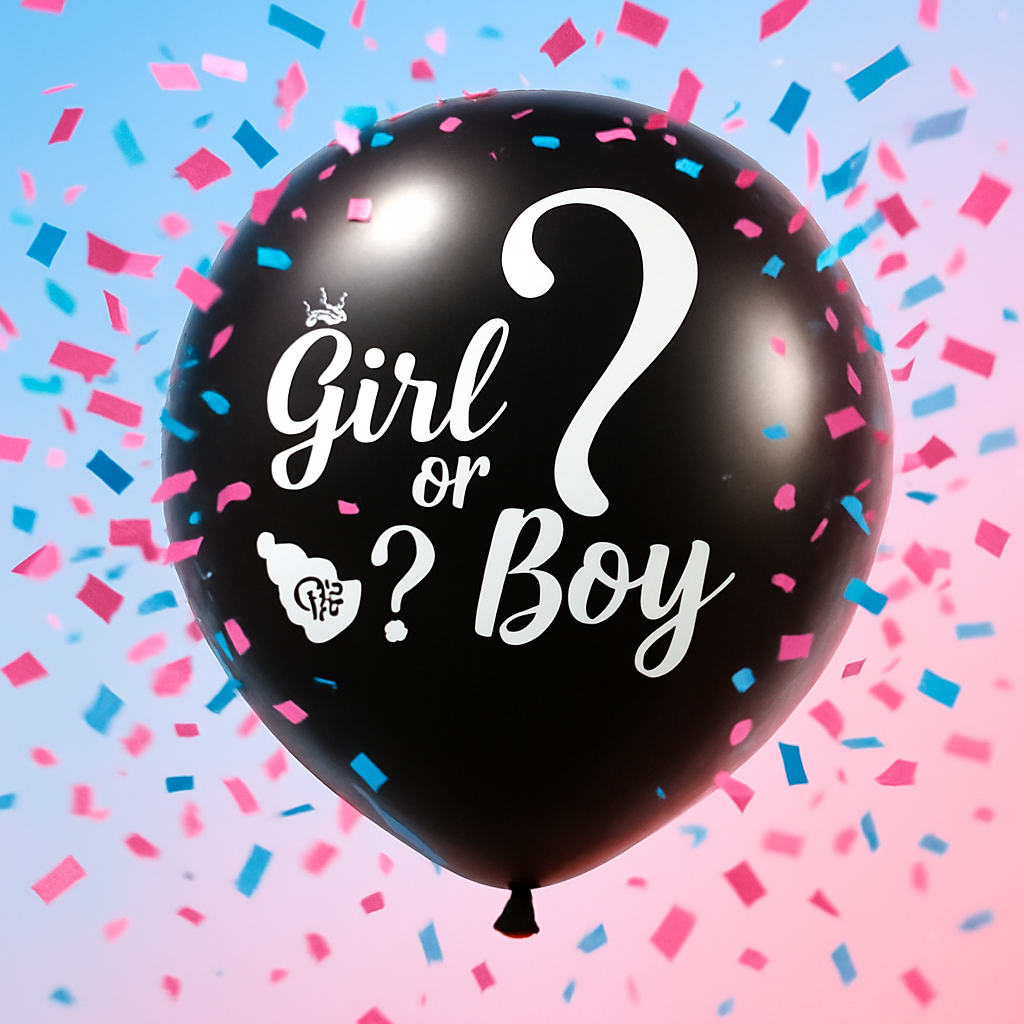 Gender Reveal Confetti Balloon image 0