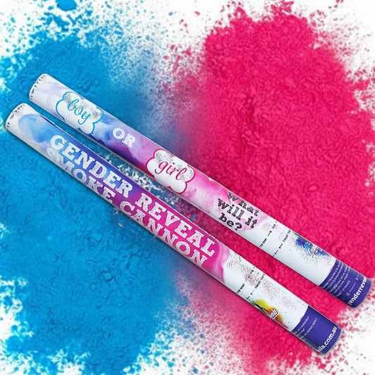 Gender Reveal Smoke Cannon (Sold as a pair) image 0