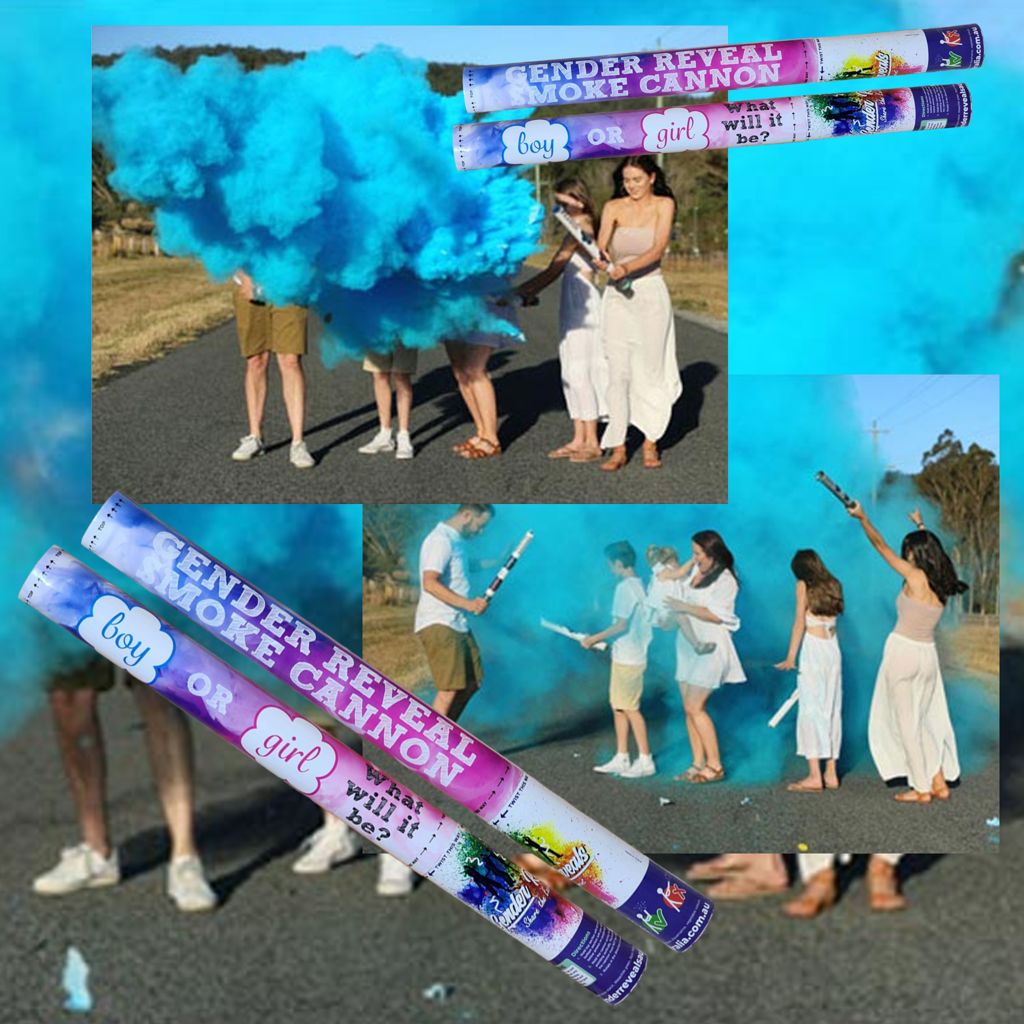 Gender Reveal Smoke Cannon (Sold as a pair) image 2