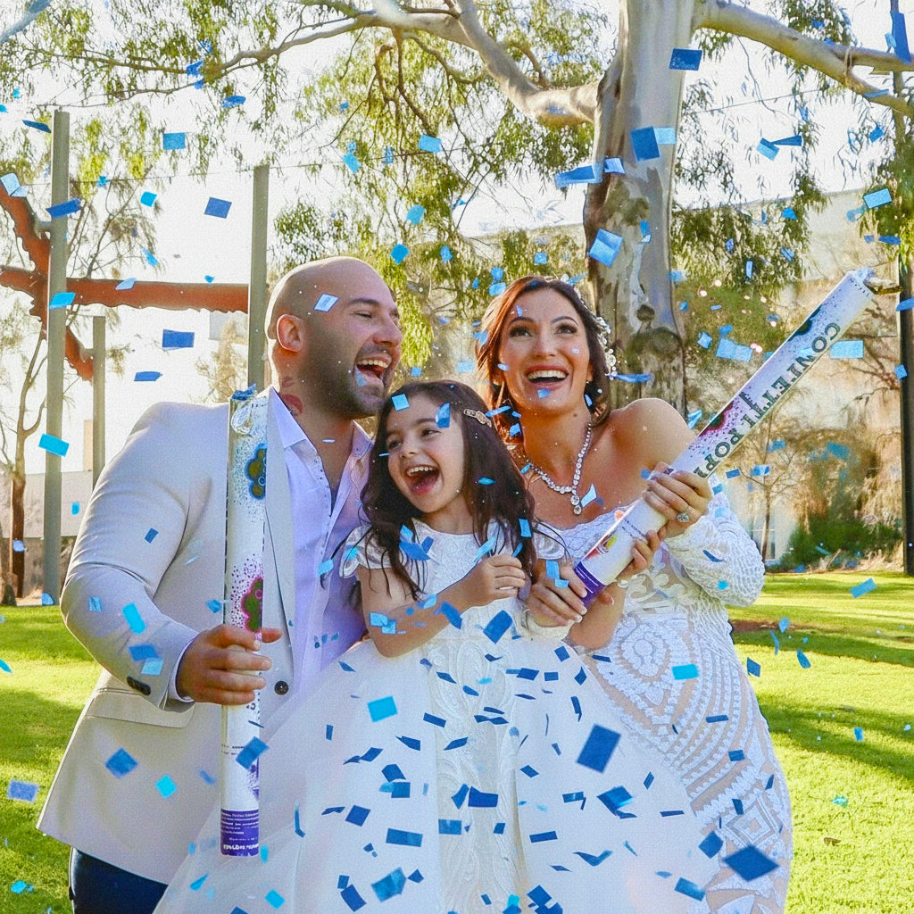 Gender Reveal Confetti Cannon (Sold as a pair) image 0
