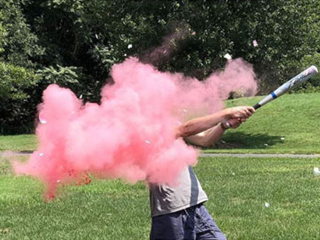 Gender Reveal Baseball image 3