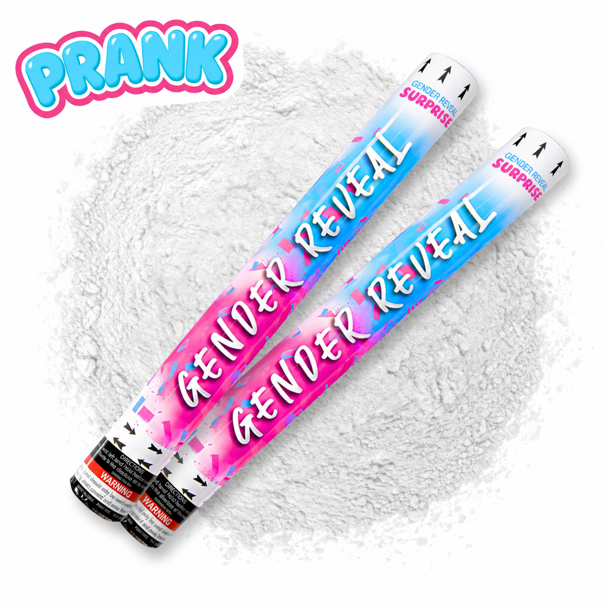 Gender Reveal XL Powder Cannons 50cm - 2 Pack