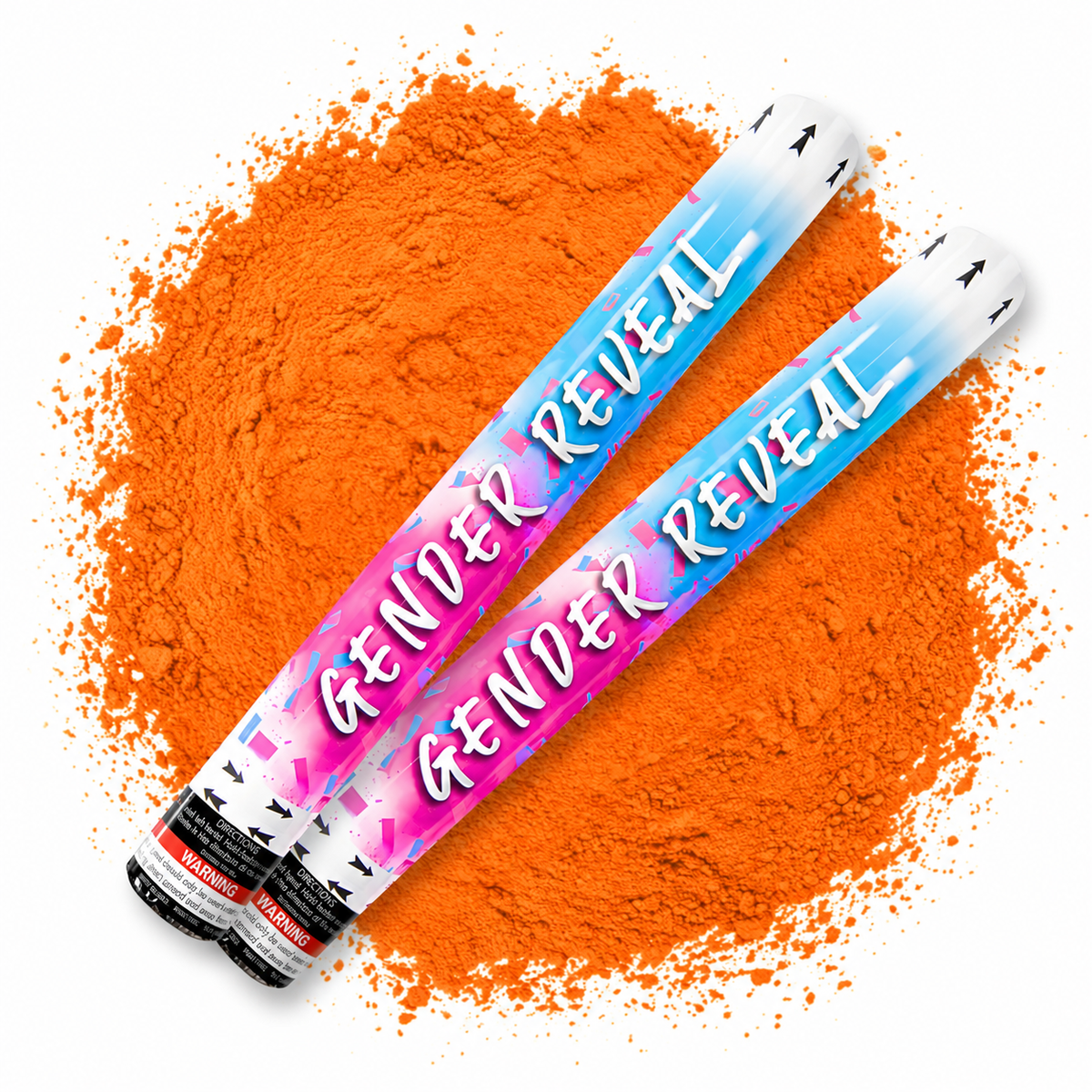 Gender Reveal XL Powder Cannons 50cm - 2 Pack